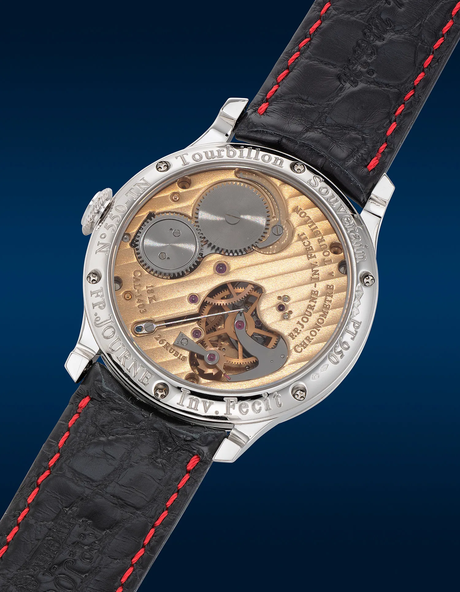 F.P. Journe Tourbillon Souverain 38mm Platinum Red 2