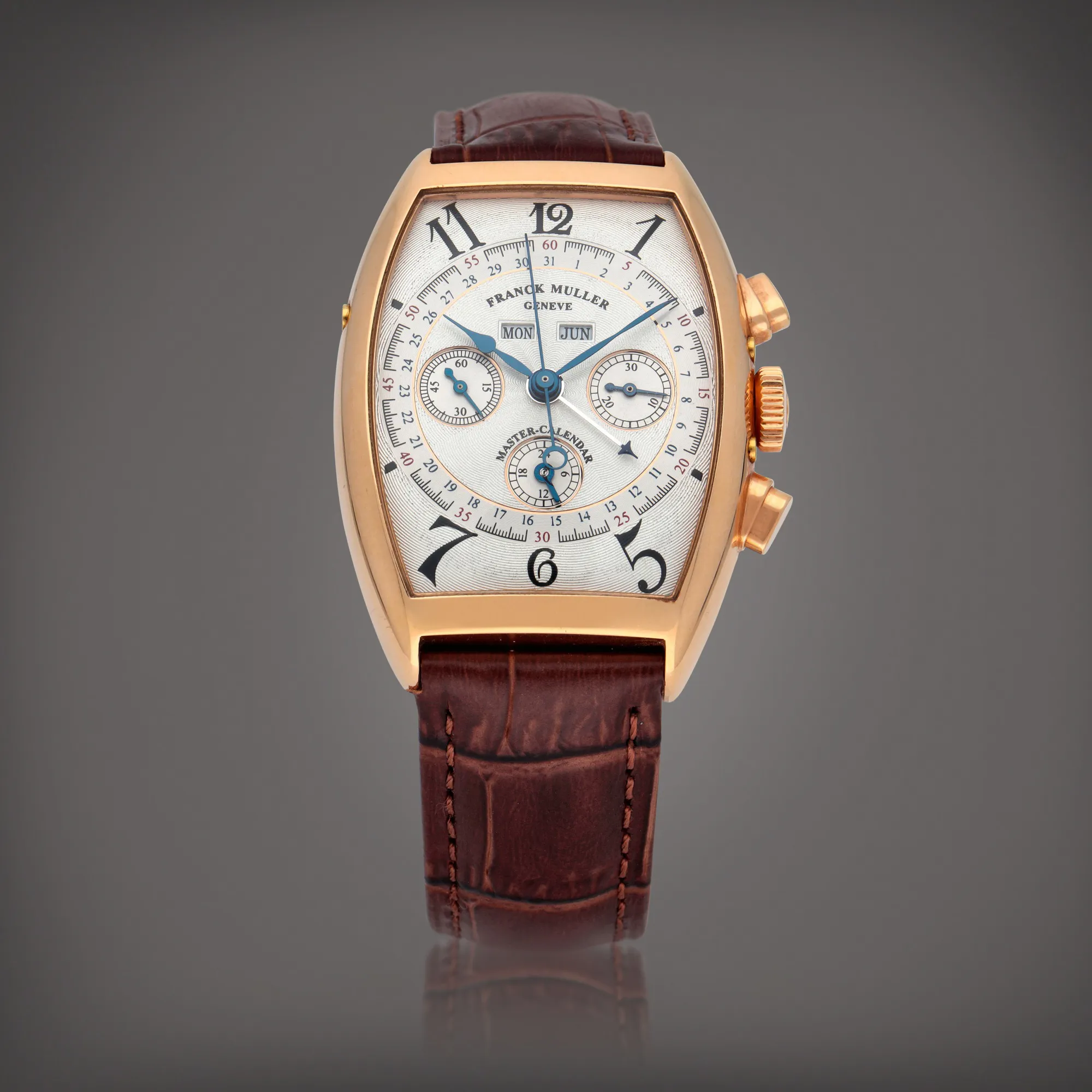 Franck Muller Master Calendar 6850 CC MC 33mm Rose gold Silver 1