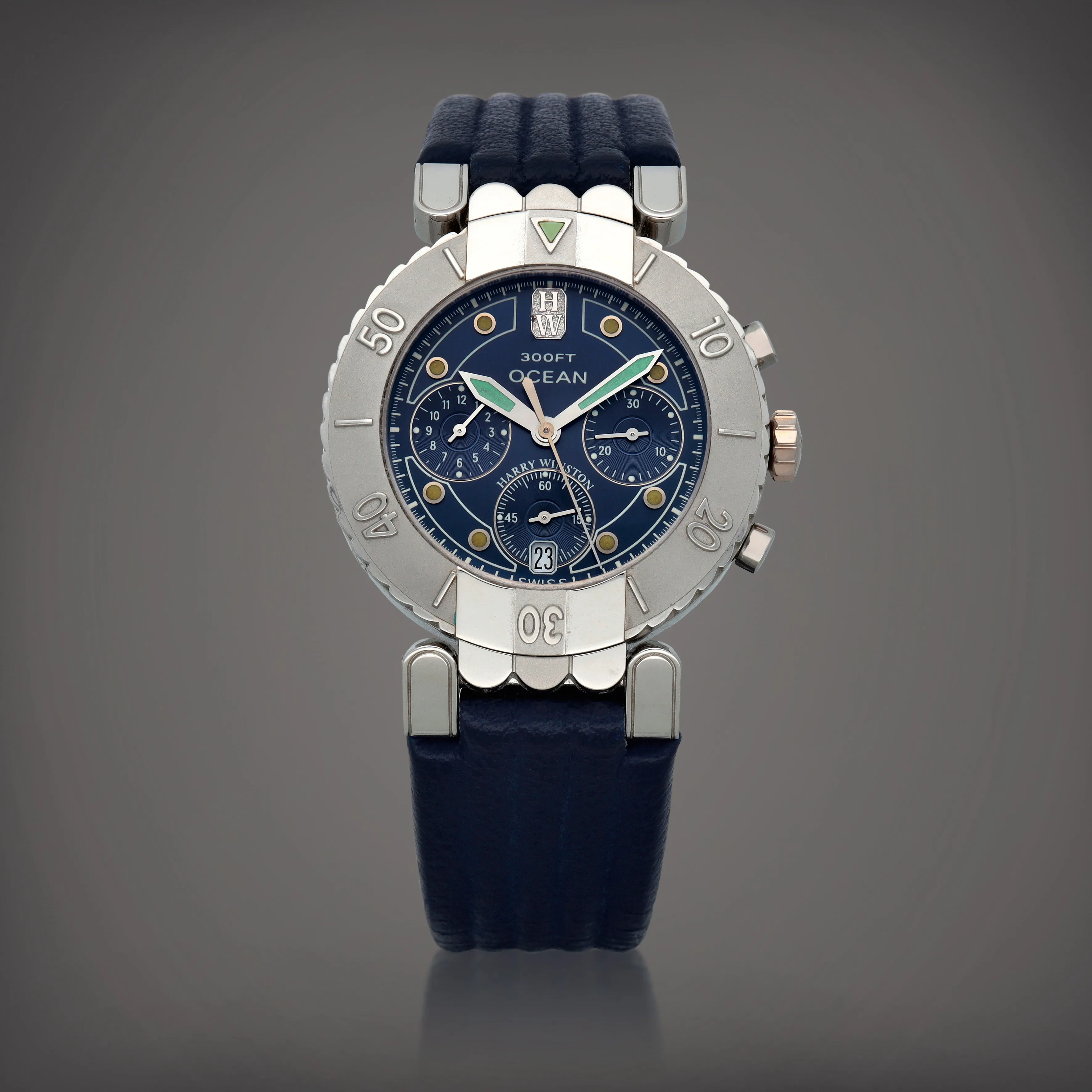 Harry Winston Ocean 36.5mm Platinum Blue 1