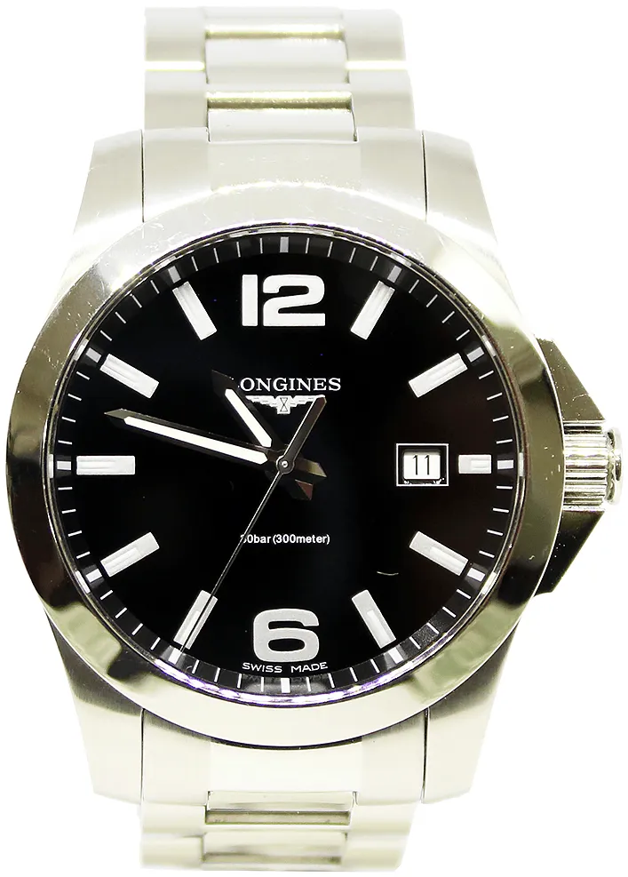 Longines Conquest L3.659.4.58.6 41mm Black