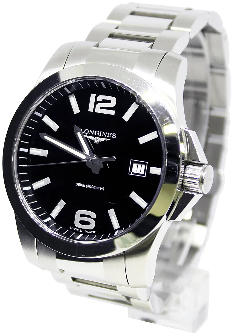 Longines Conquest L3.659.4.58.6 41mm Black 2