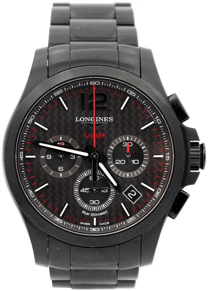 Longines Conquest V.H.P. L3.717.2.66.6 42mm Black