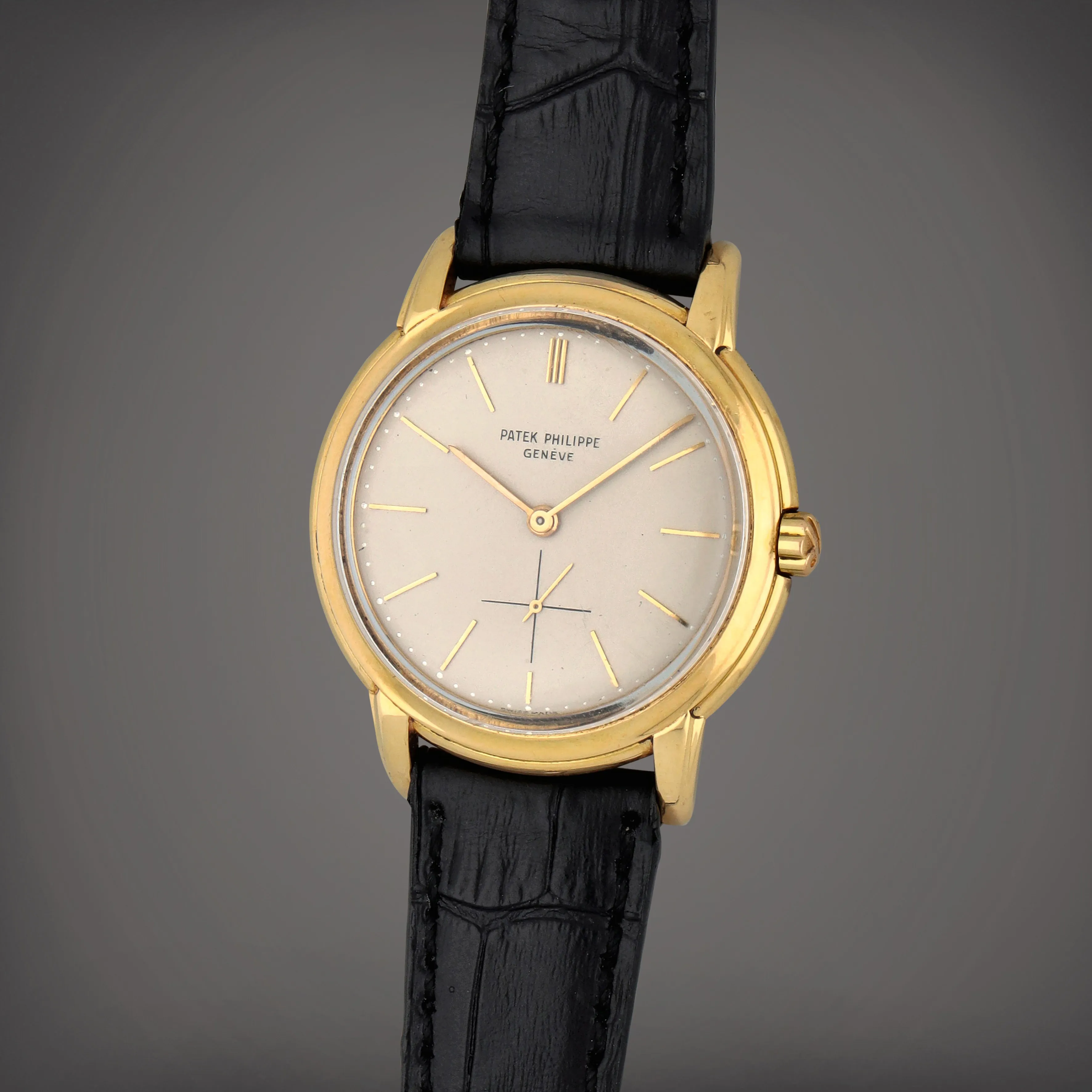 Patek Philippe 3433 36mm Yellow gold Silver