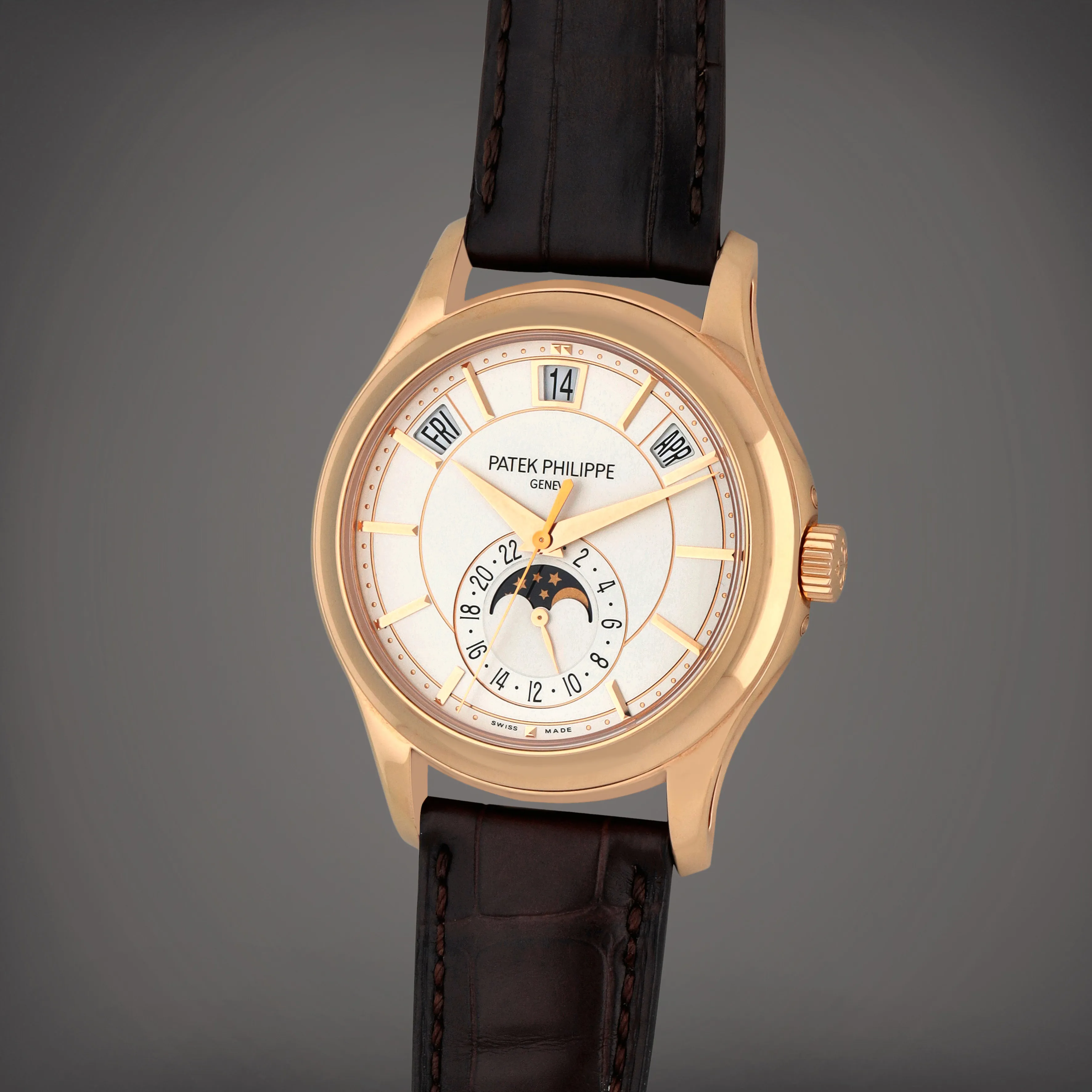 Patek Philippe Annual Calendar 5205R-001 40mm Rose gold White