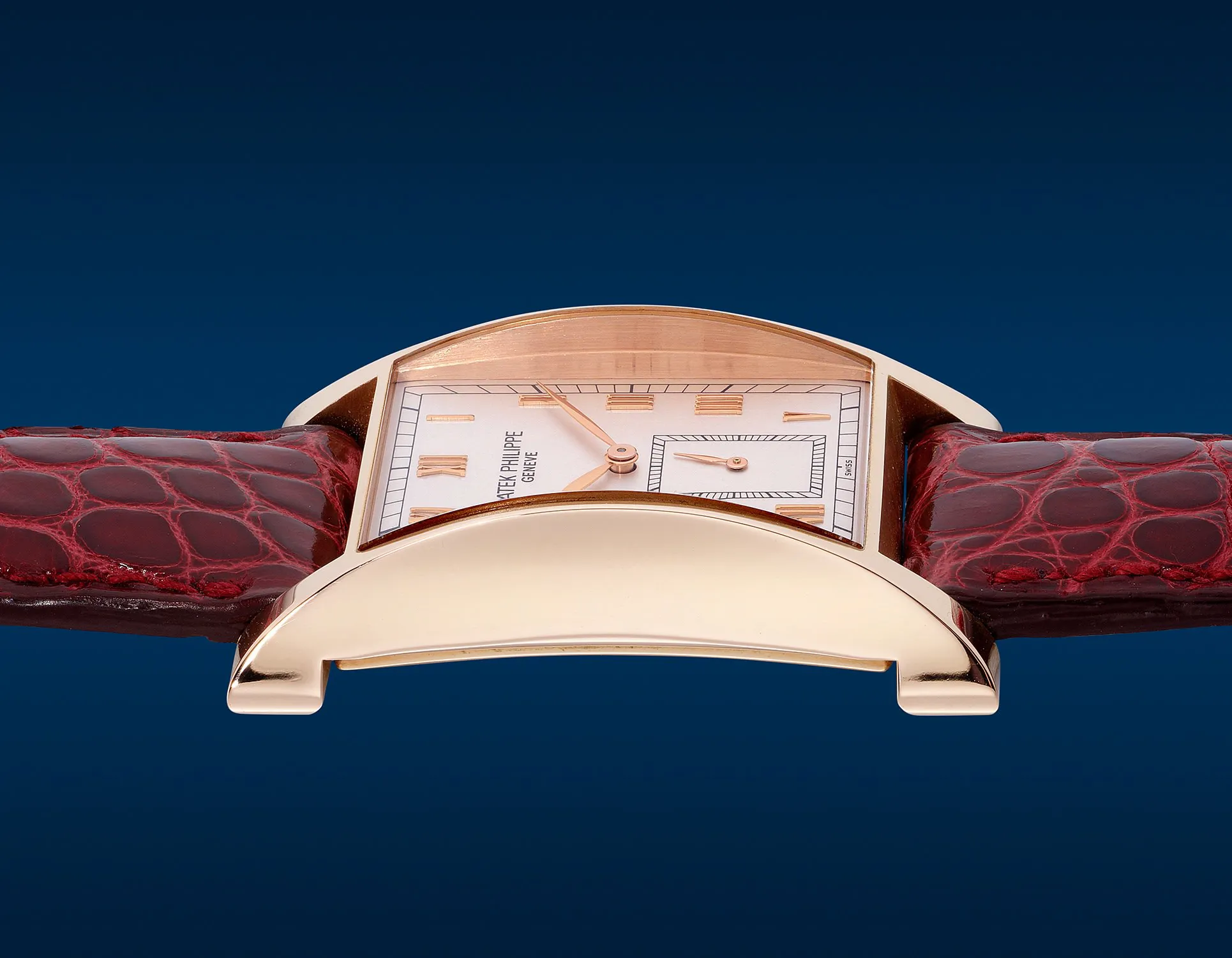 Patek Philippe Pagoda 5500 40.5mm Rose gold Silver 4