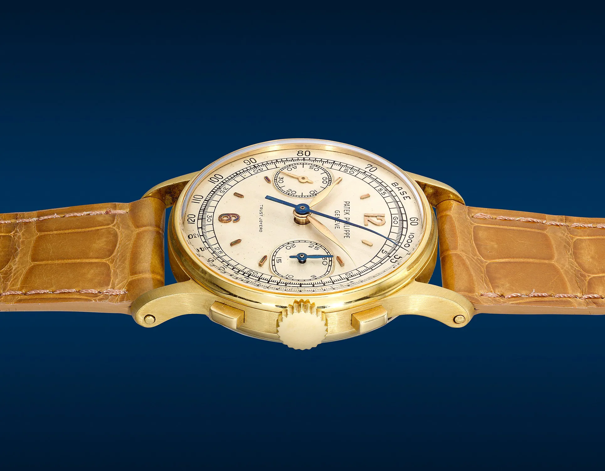 Patek Philippe Chronograph 130 33mm Yellow gold White 3