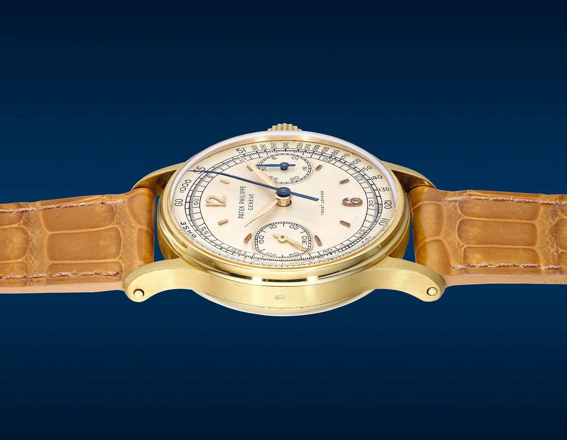 Patek Philippe Chronograph 130 33mm Yellow gold White 4