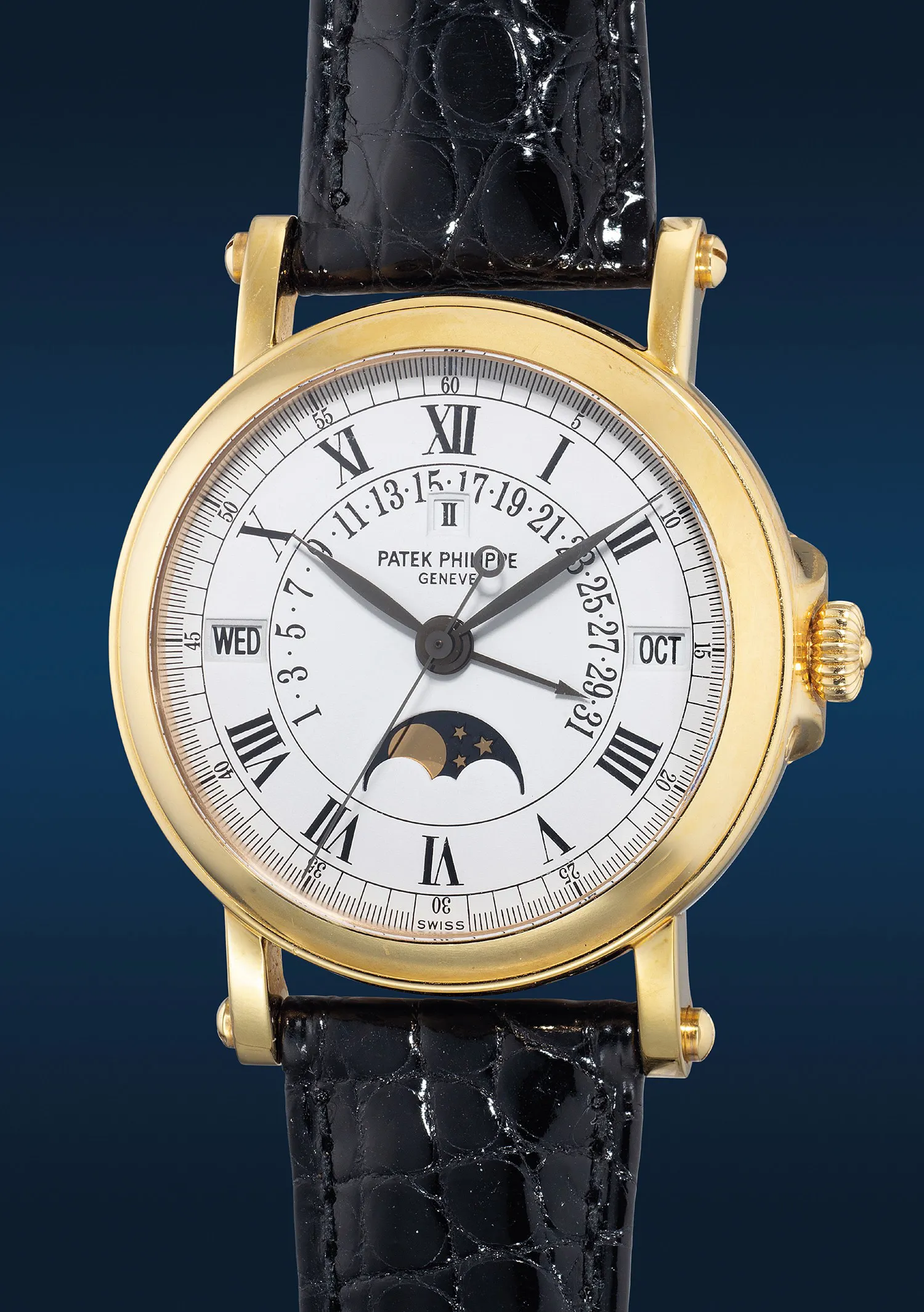 Patek Philippe Perpetual Calendar 5059J 36mm Yellow gold White