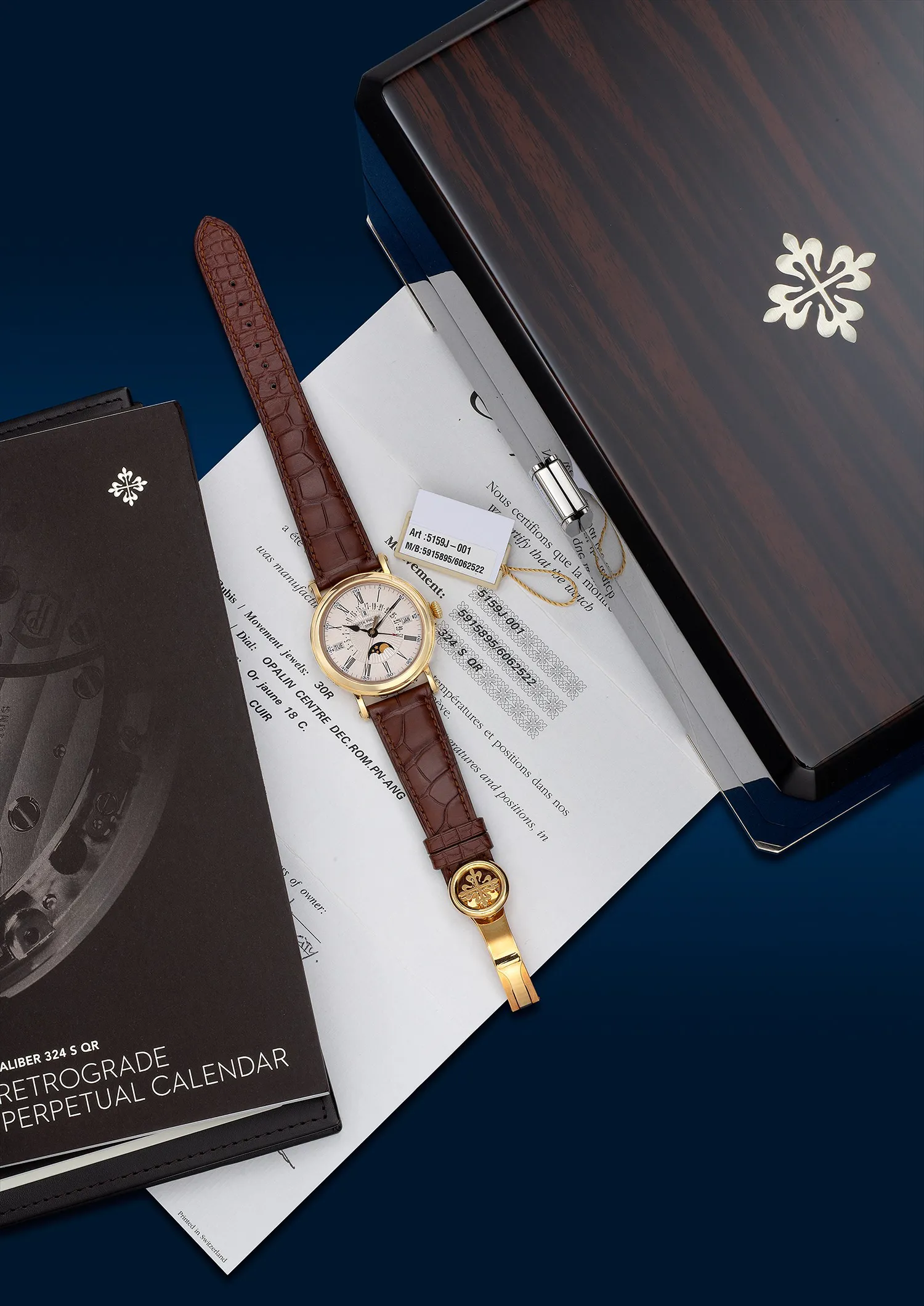 Patek Philippe Perpetual Calendar 5159J-001 38mm Yellow gold Silver 1