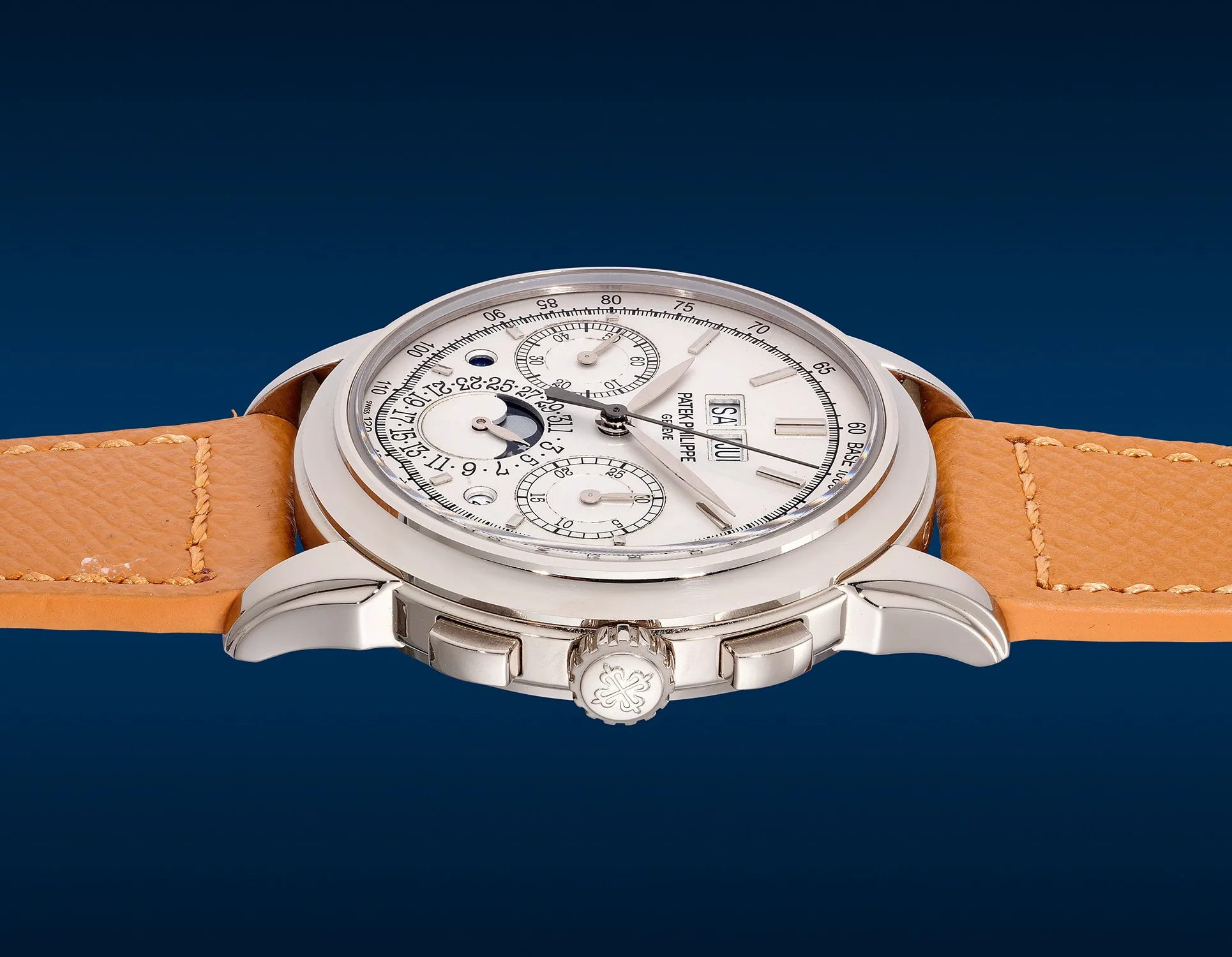 Patek Philippe Perpetual Calendar Chronograph 5270G-013 41mm White gold Silver 3