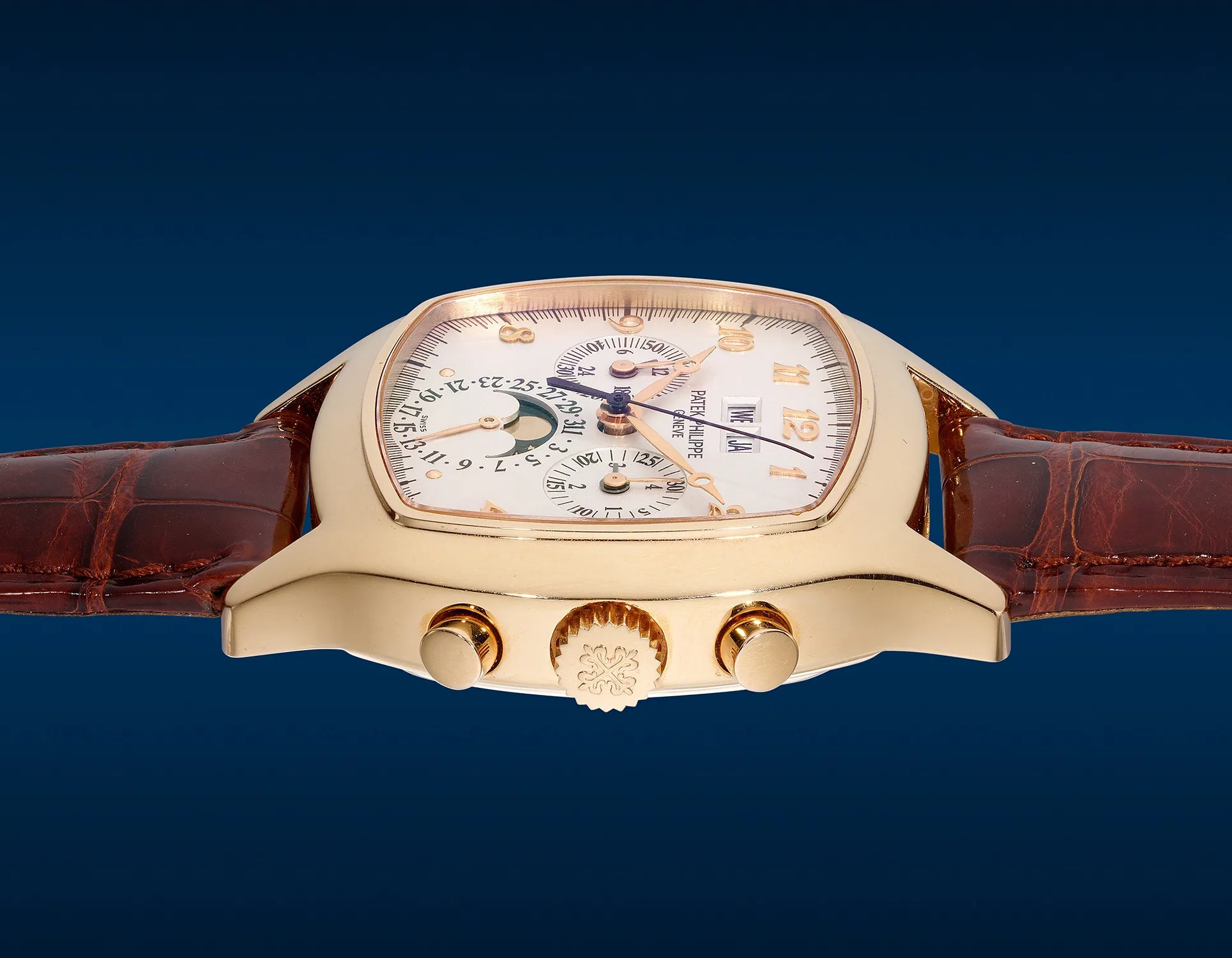 Patek Philippe Perpetual Calendar Chronograph 5020R-013 37mm Rose gold White 4