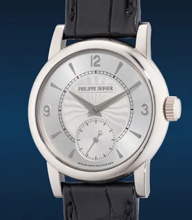 Philippe Dufour Simplicity White gold Guilloché