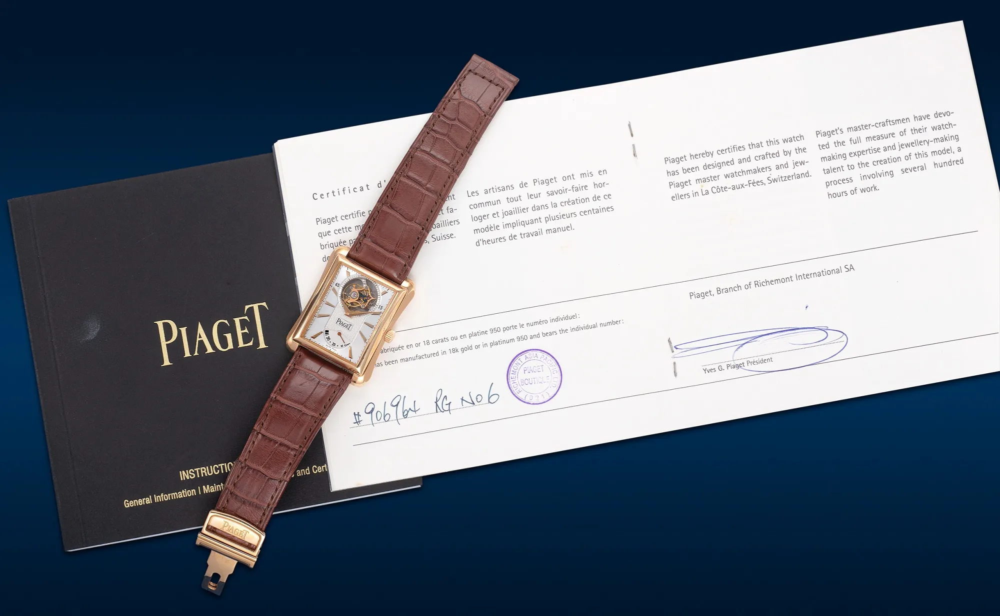 Piaget Emperador G0A28073 40mm Rose gold Silver 1