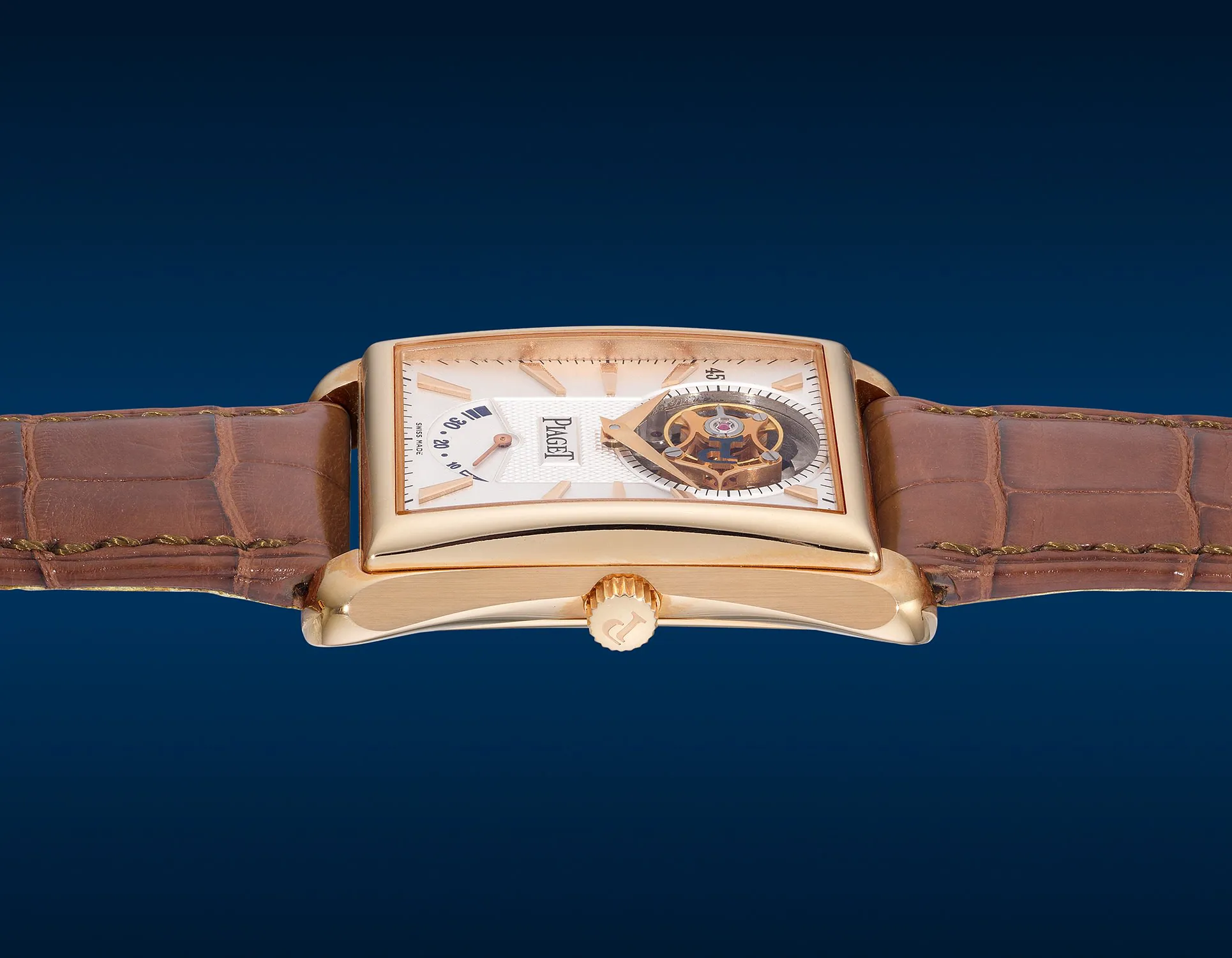 Piaget Emperador G0A28073 40mm Rose gold Silver 3