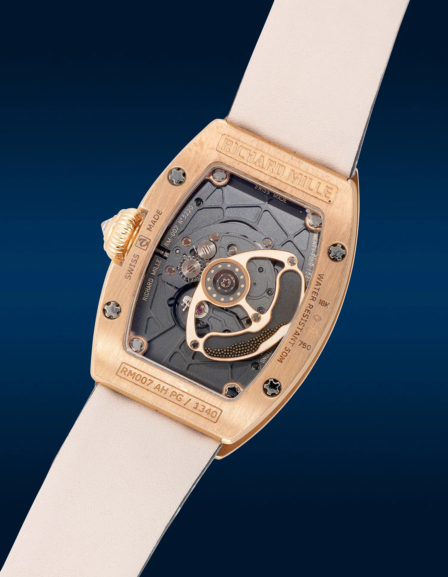 Richard Mille RM 007 RM 007 31mm Rose gold Semi-skeletonized 2