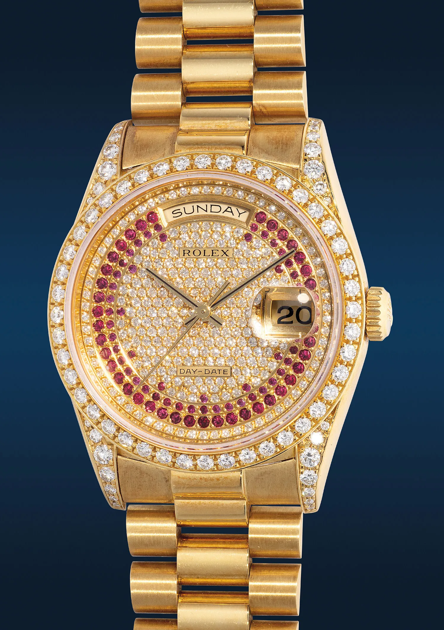 Rolex Day-Date 36 18388 36mm Yellow gold Ruby