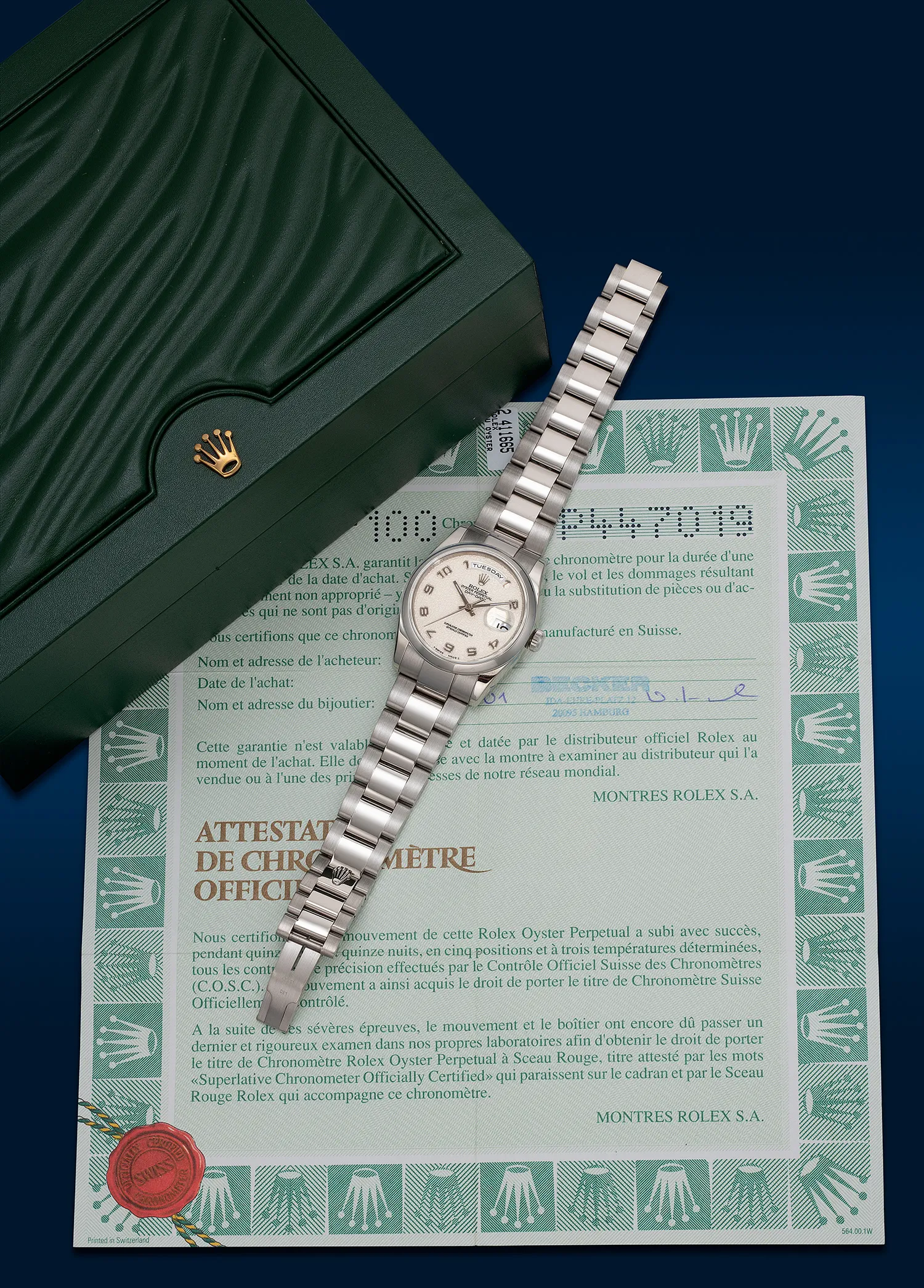 Rolex Day-Date 36 118209 36mm White gold Ivory 1