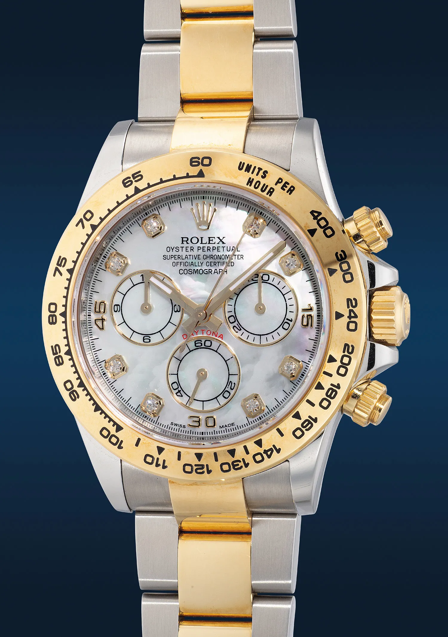Rolex Daytona 116503 40mm Yellow gold and stainless steel Silver