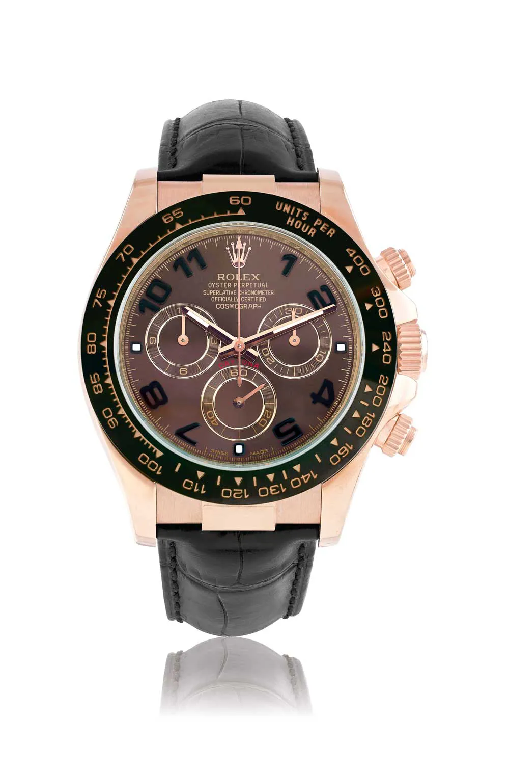 Rolex Daytona 116515ln 40mm Rose gold Brown