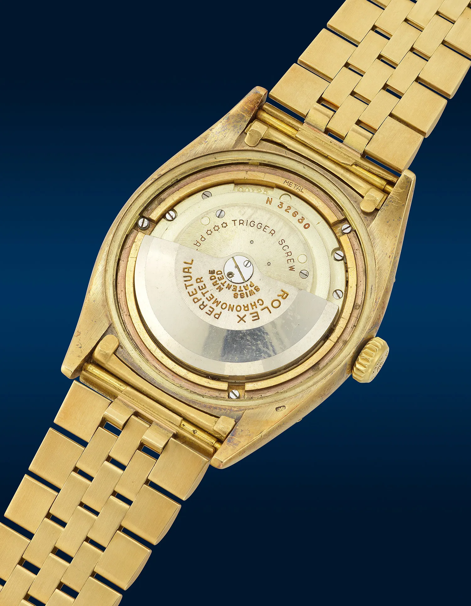 Rolex Oyster Perpetual "Stelline" 6062 36mm Yellow gold White 6