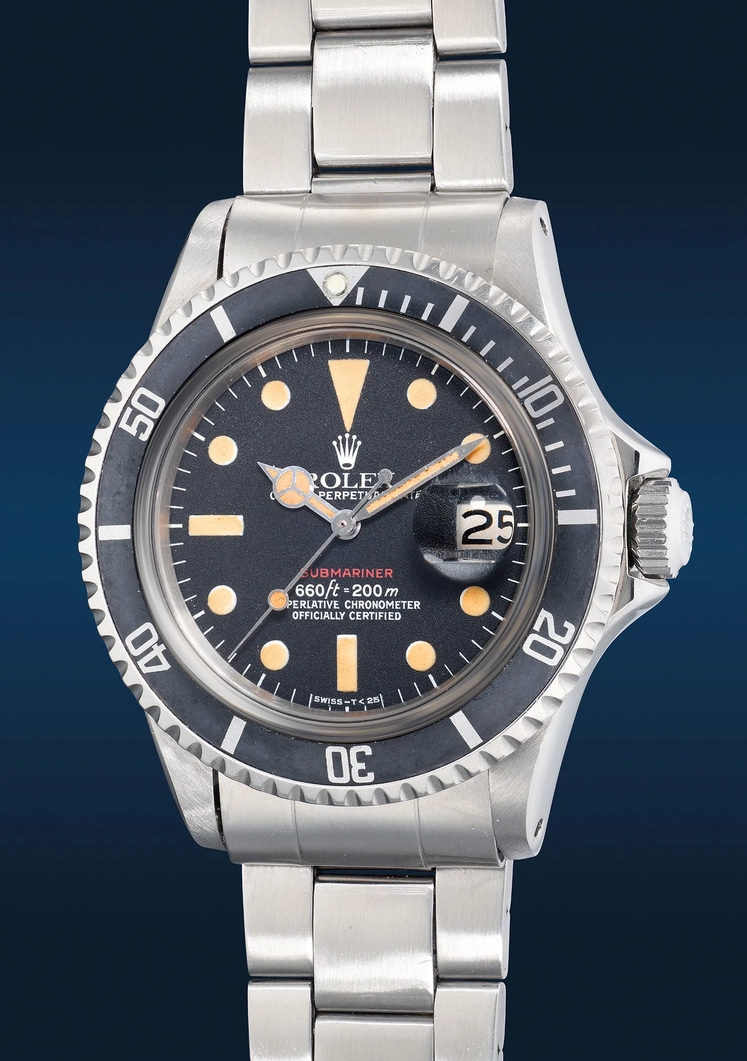 Rolex Submariner 1680 40mm Stainless steel Black