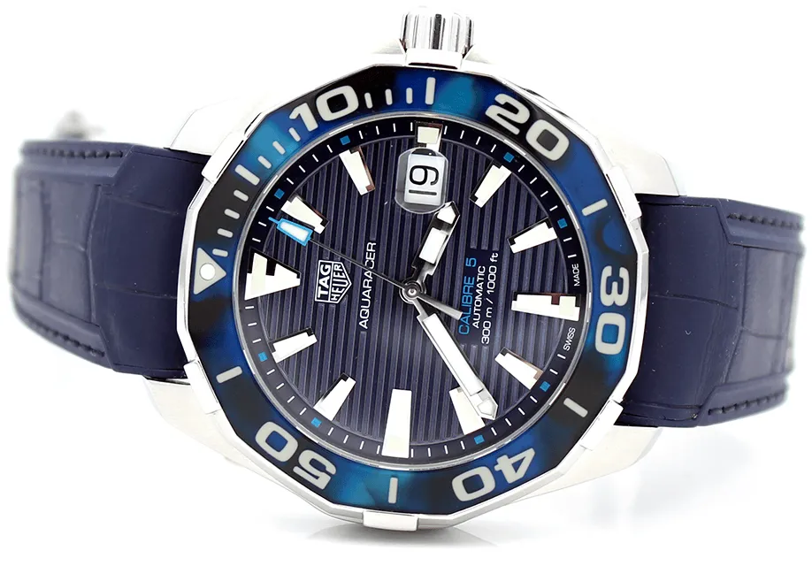 TAG Heuer Aquaracer WAY201P.FT6178 43mm Blue 5