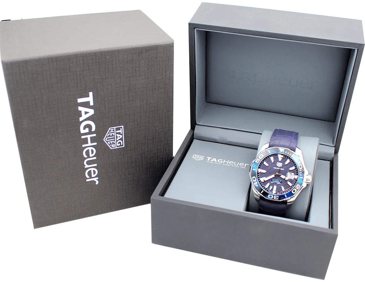 TAG Heuer Aquaracer WAY201P.FT6178 43mm Blue 7