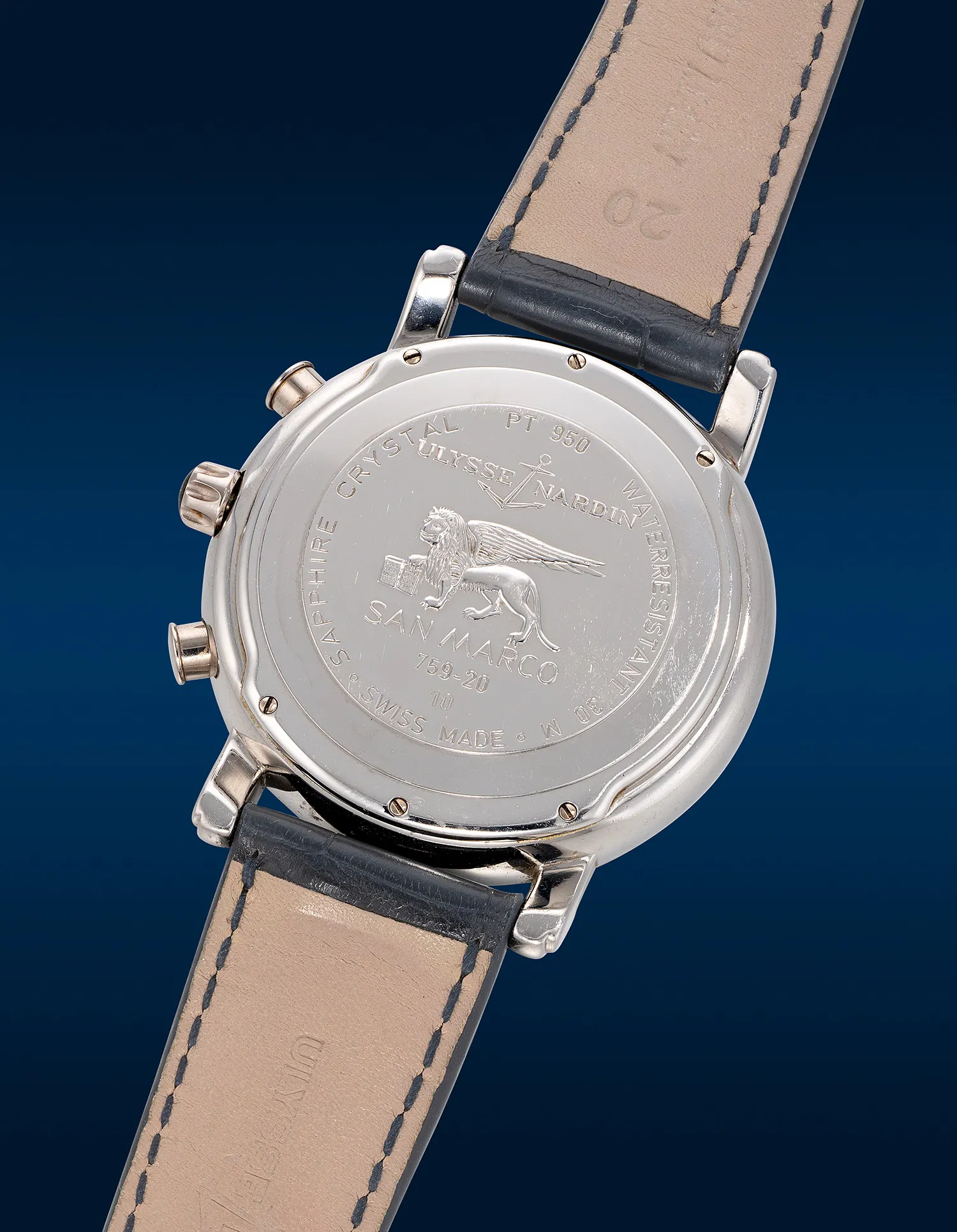 Ulysse Nardin San Marco 759-20 40mm Platinum Blue 2