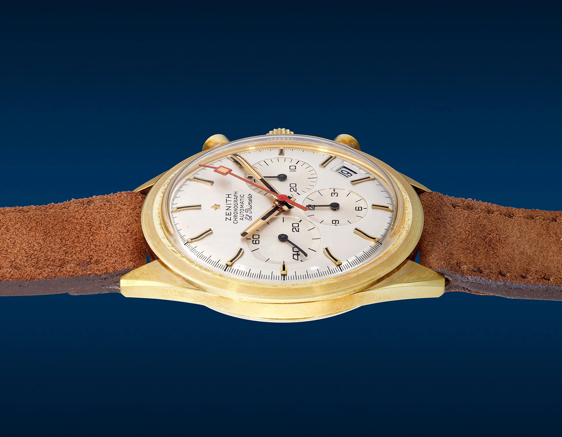 Zenith El Primero G583 38mm Yellow gold Silver 3