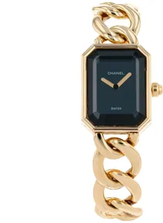 Chanel Première 18k yellow gold Black