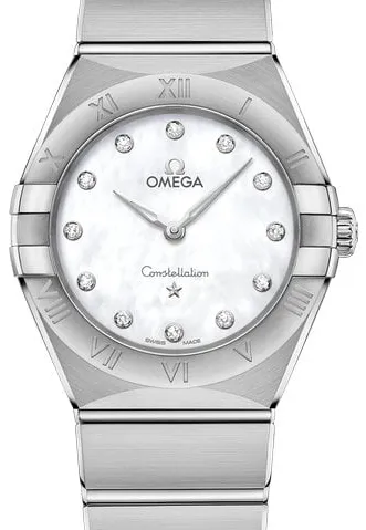 Omega Constellation Quartz 131.10.28.60.55.001 28mm Stainless steel White