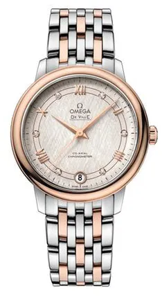 Omega De Ville 424.20.33.20.52.003 32.5mm Yellow gold and Stainless steel Silver