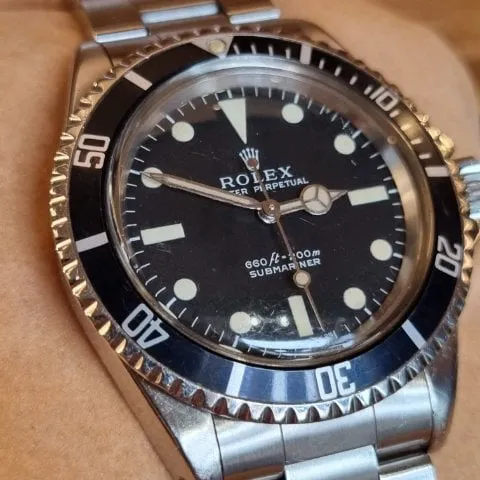 Rolex Submariner 5513 40mm Stainless steel Black