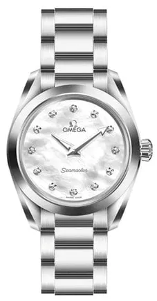 Omega Aqua Terra 220.10.28.60.55.001 28mm Stainless steel White