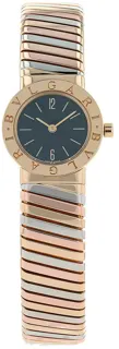 Bulgari Tubogas BB 23 2T 23mm Yellow gold Black