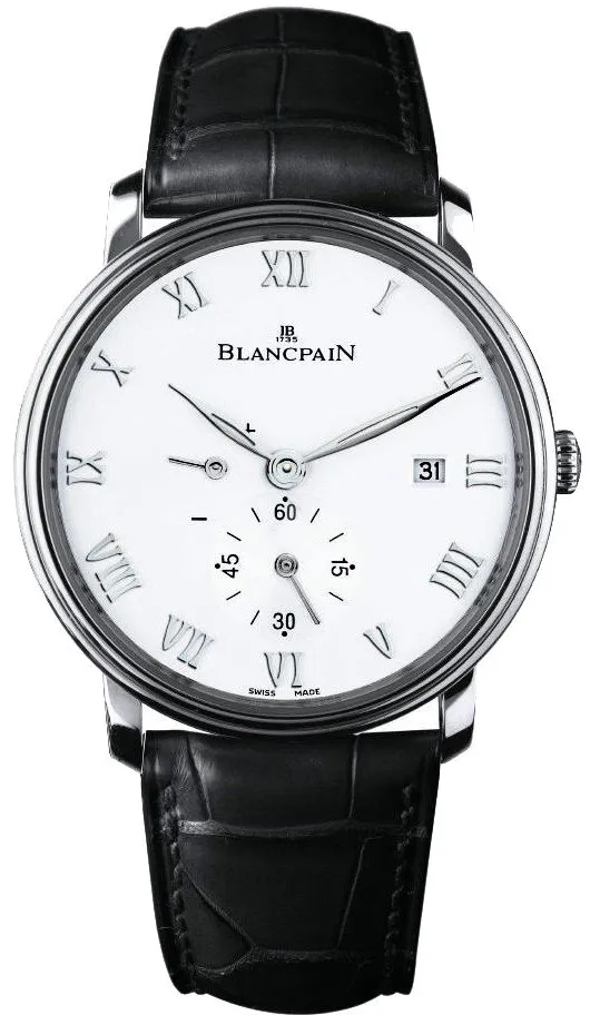 Blancpain Villeret 6606A-1127-55B 40mm Stainless steel White