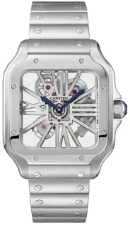 Cartier Santos WHSA0007 Stainless steel White