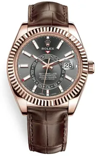 Rolex Sky-Dweller 326135 Rose gold Gray