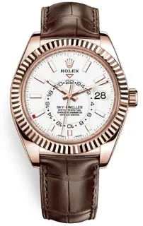 Rolex Sky-Dweller 326135 Everose gold White