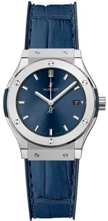 Hublot Classic Fusion Blue 581.NX.7170.LR Titanium Blue