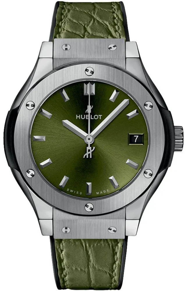 Hublot Classic Fusion 581.NX.8970.LR 33mm Titanium Green