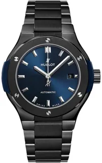 Hublot Classic Fusion 585.CM.7170.CM Black ceramic Blue