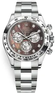 Rolex Daytona 116509 White gold Black