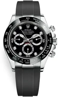 Rolex Daytona 116519LN White gold Black