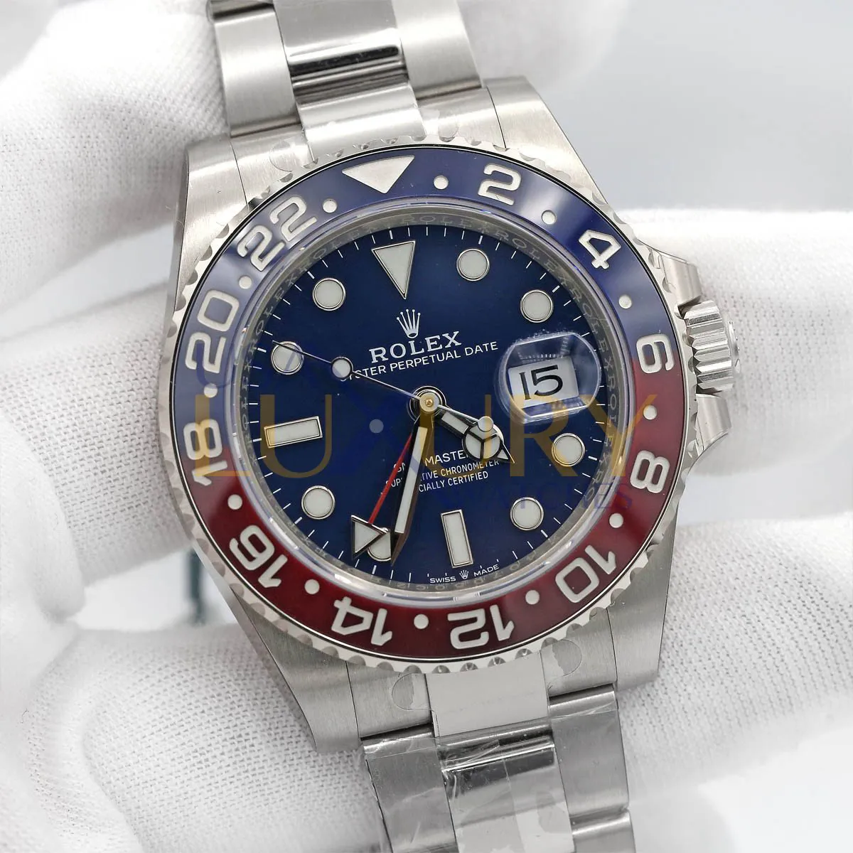 Rolex GMT-Master II 126719BLRO 40mm White gold Blue 1