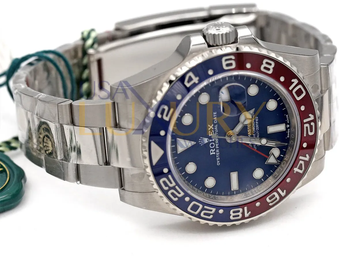 Rolex GMT-Master II 126719BLRO 40mm White gold Blue 9