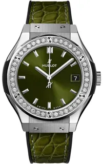 Hublot Classic Fusion Quartz 581.NX.8970.LR.1104 Titanium Green