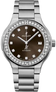 Hublot Classic Fusion 568.NX.897M.NX.1204 Titanium Brown