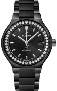 Hublot Classic Fusion 45, 42, 38, 33  568.CM.1470.CM.1204 Black ceramic Black