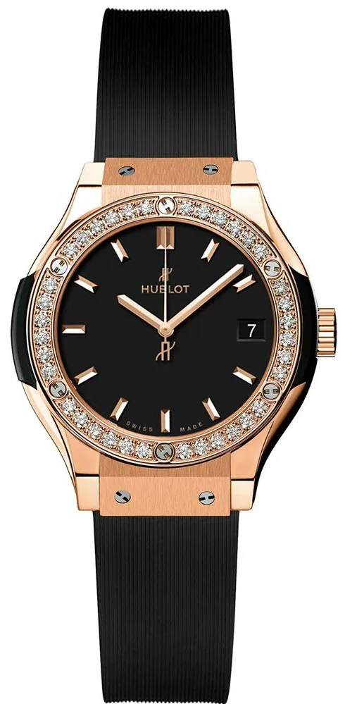 Hublot Classic Fusion Quartz 581.OX.1181.RX.1104 33mm Yellow gold Black